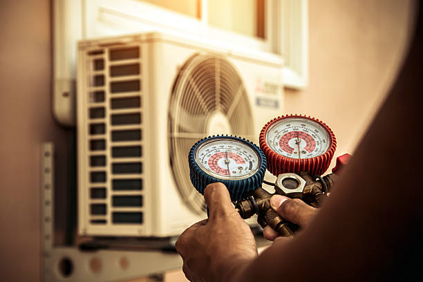 Professional Hvac Maintenance technician working in Woodstock, CT
